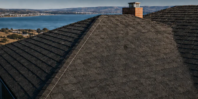 Concept website for First Rain Roofing & Siding Subcontractors, a made-up business